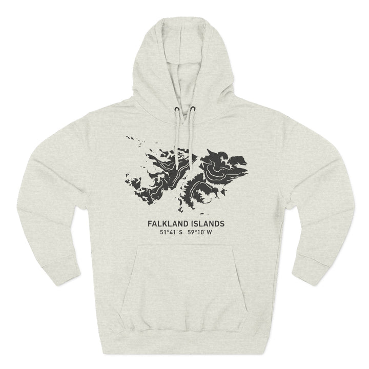 Falkland Islands 1982 Map Hoodie — South Atlantic Heritage Graphic