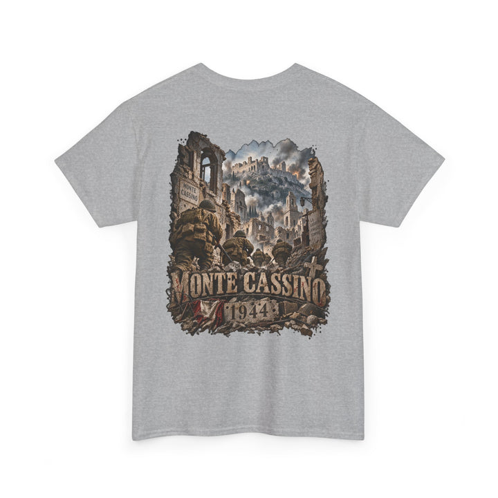 Monte Cassino 1944 Tee — WWII Memorial Graphic T-Shirt
