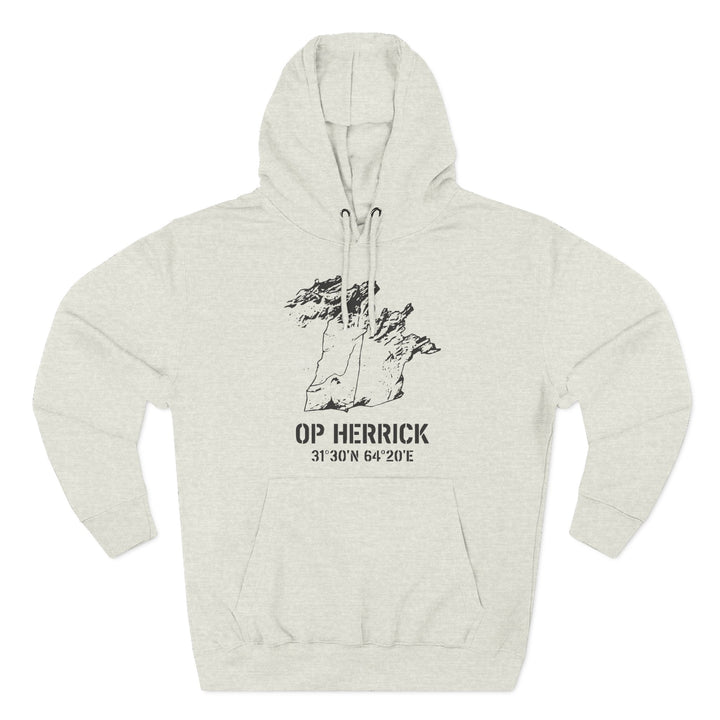 Op Herrick Lashkar Gah Coordinates Hoodie - Helmand Province Military Heritage Graphic
