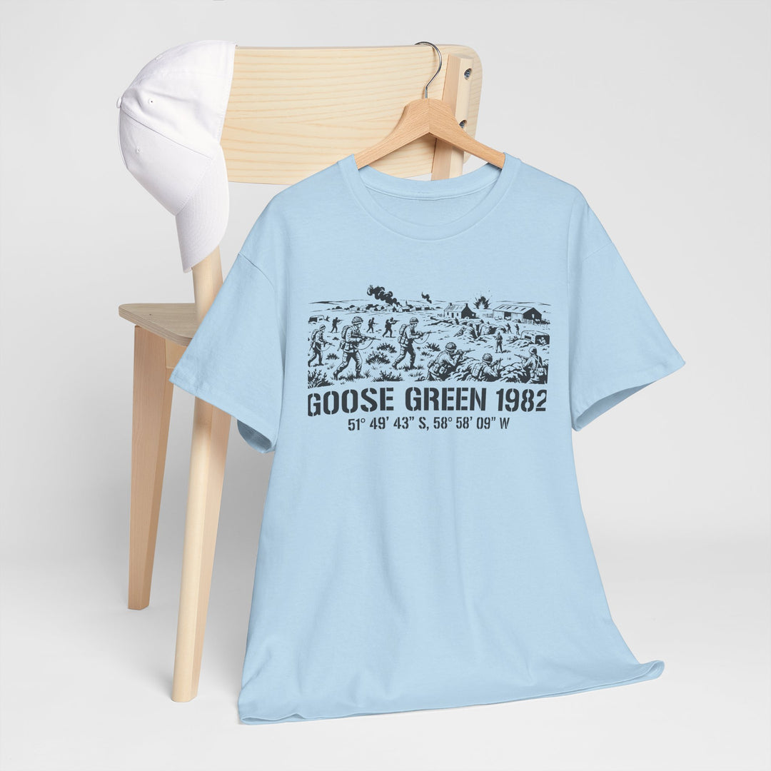 Goose Green 1982 T-Shirt - Falklands War Military Heritage Graphic