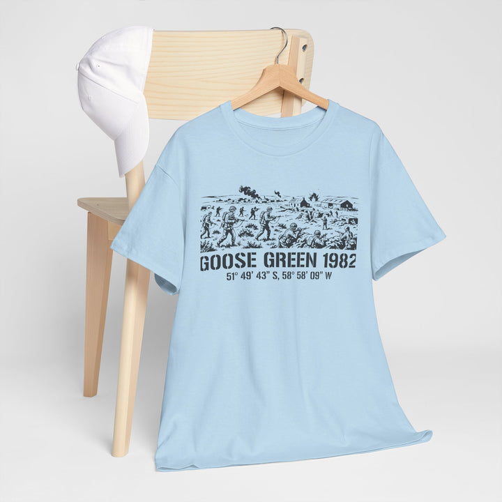 Goose Green 1982 T-Shirt - Falklands War Military Heritage Graphic