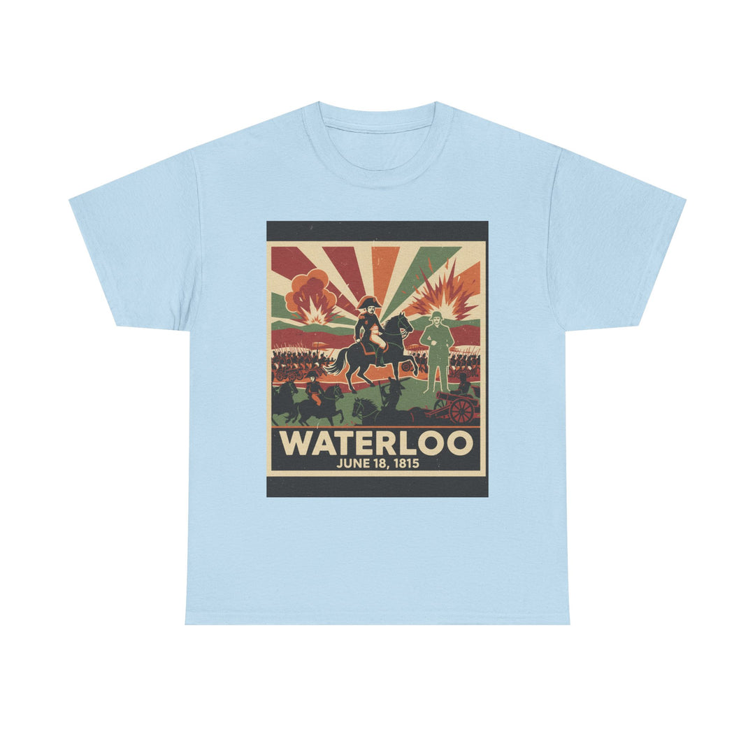 Waterloo 1815 Vintage Battle T-Shirt — Napoleonic War Commemorative Tee