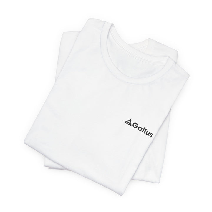 Gallus Minimal Logo T‑Shirt — Small Chest Emblem Casual Tee