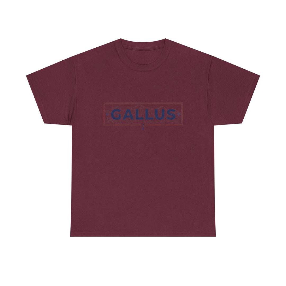 Adventure Logo Tee — "GALLUS" Mountain Badge Shirt (Exploring Not Lost)