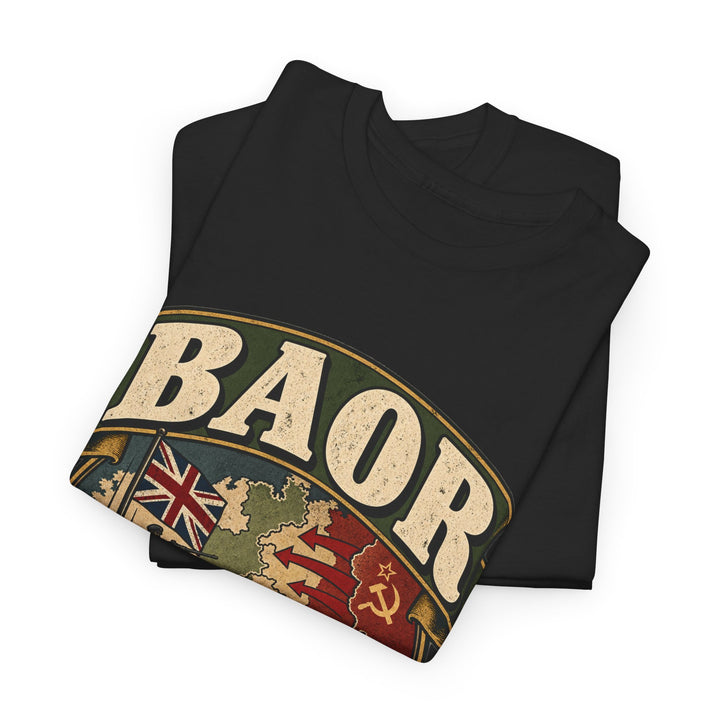 BAOR T-Shirt — “Deterring the Warsaw Pact Between Beers” Cold War Humour Tee