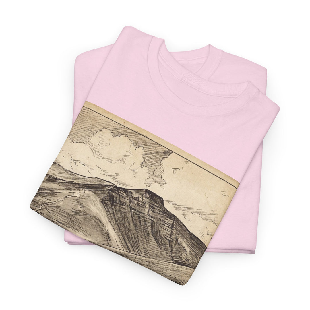 Pen y Fan Summit Coordinates T-Shirt — Vintage Mountain Peak Tee