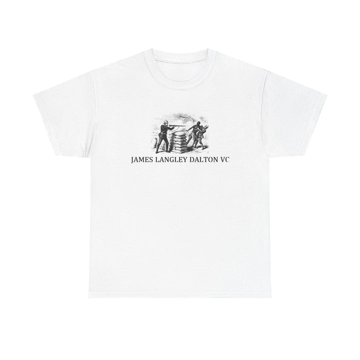 Dalton VC Rorke’s Drift Tribute T-Shirt honoring James Langley Dalton’s courage in 1879. A bold Anglo-Zulu War heritage design.