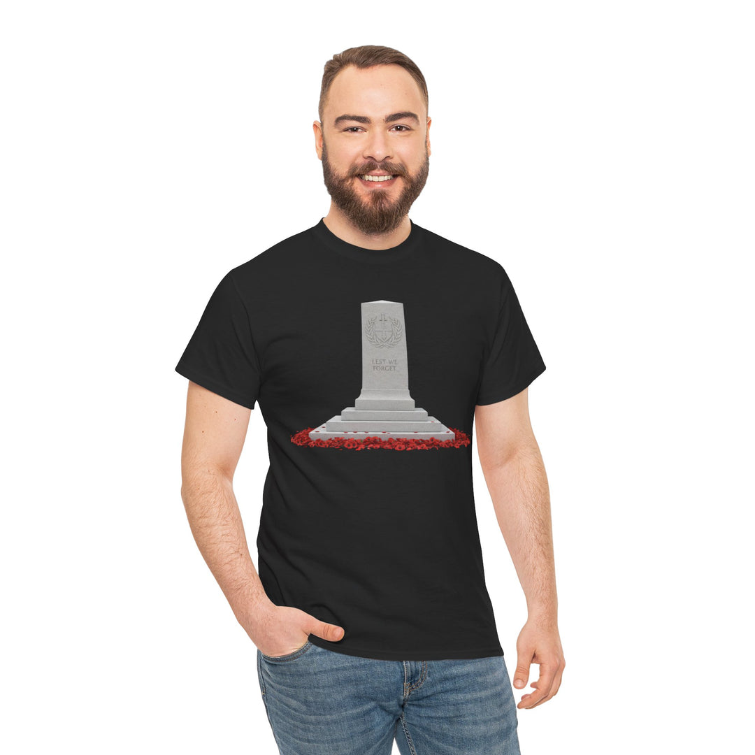Cenotaph Memorial Tee — Tribute &amp; Remembrance Shirt