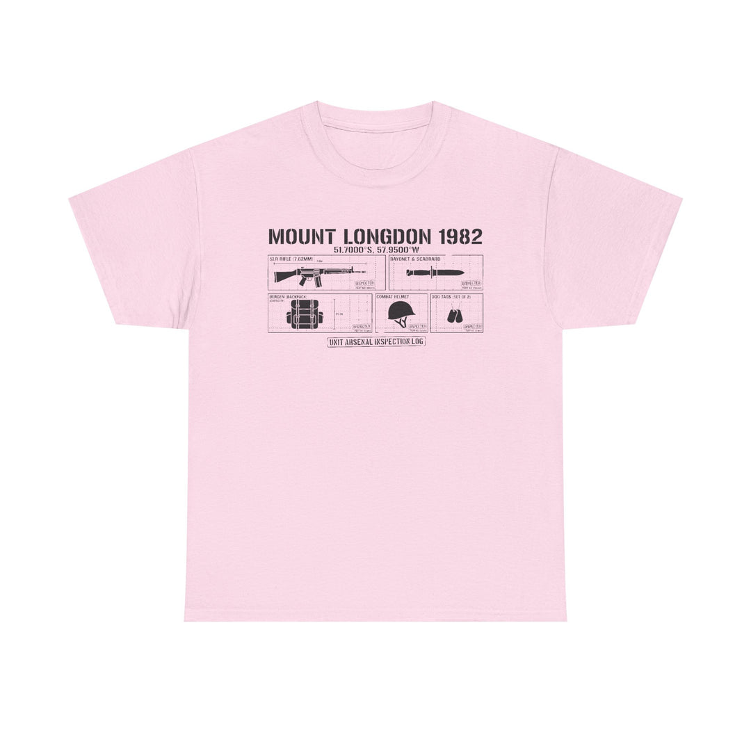 Mount Longdon 1982 T-Shirt — Falklands War Heritage Graphic