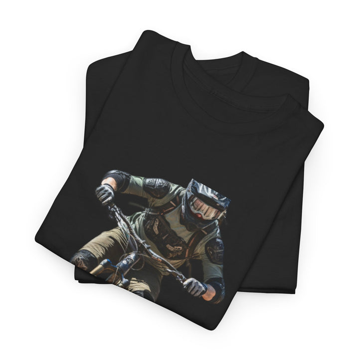 Downhill MTB Rider Graphic Tee