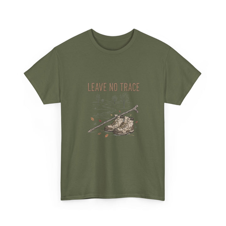 Leave No Trace Countryside Tee – a soft, breathable cotton T-shirt promoting respect for nature and responsible outdoor living.