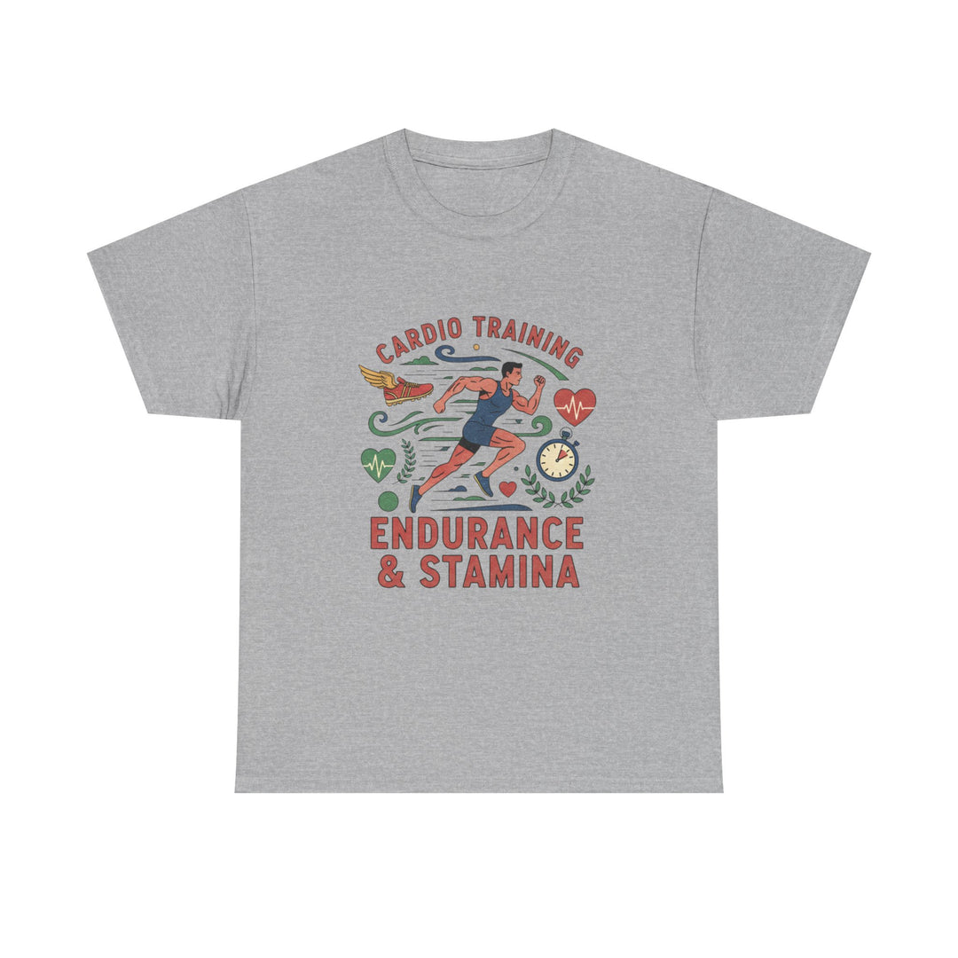Cardio Training Tee - Fitness Running Workout Shirt