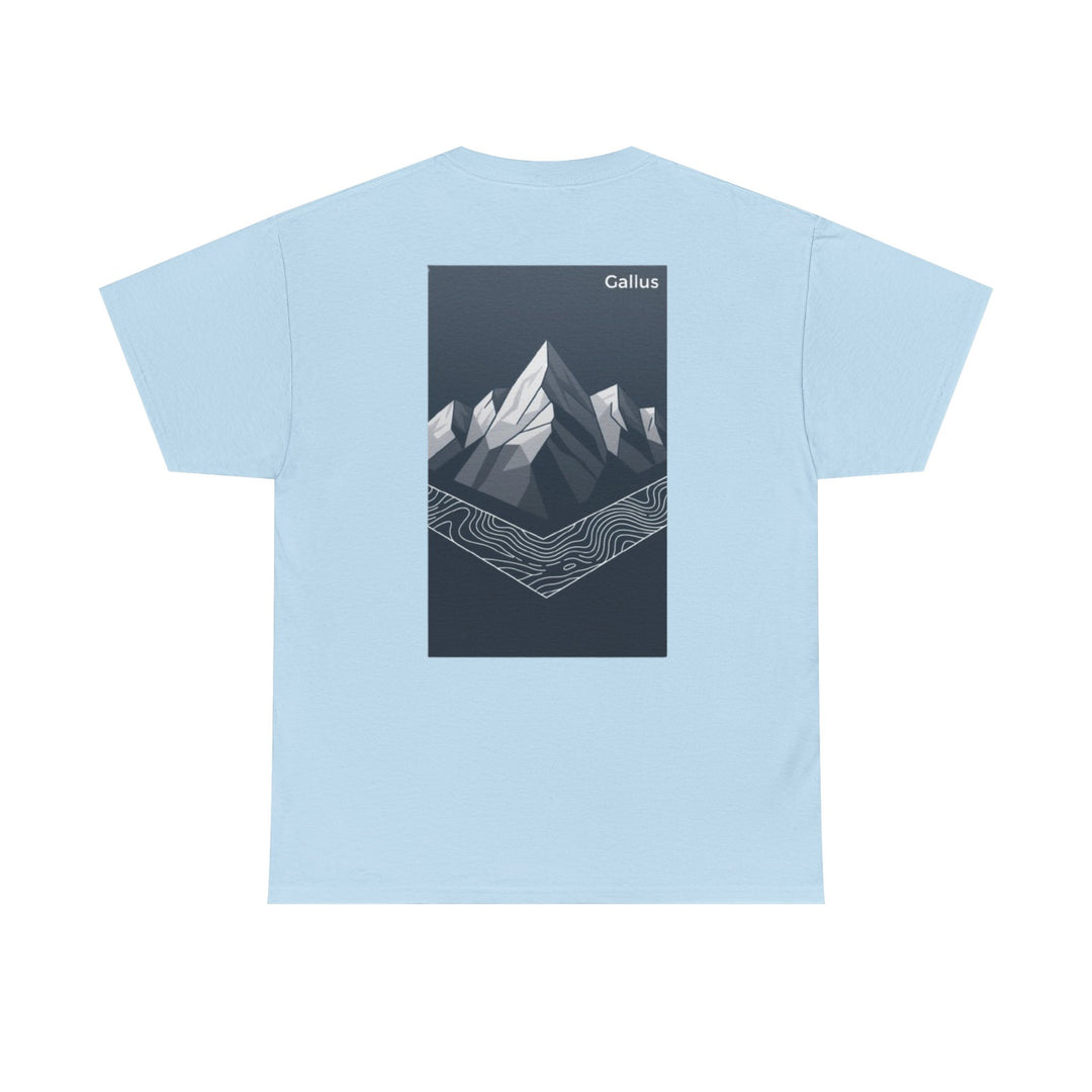 Mountain Graphic Tee — Gallus Logo Adventure T‑Shirt