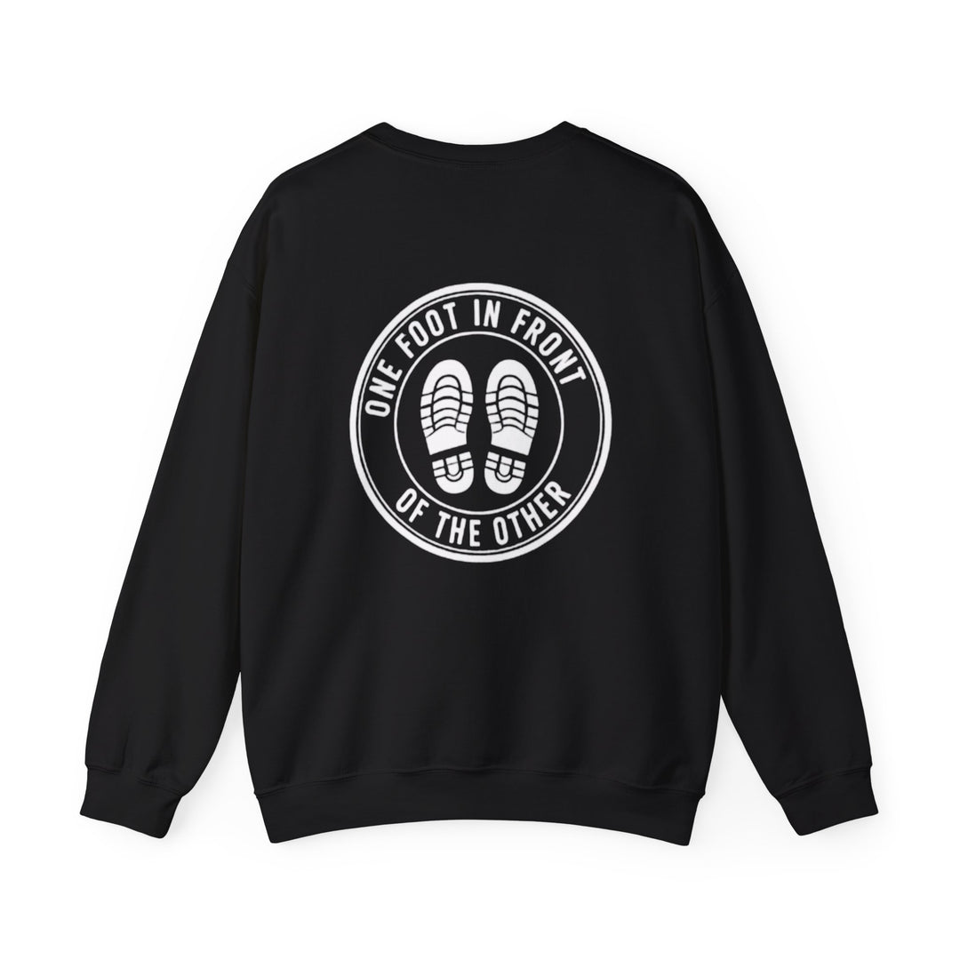 Adventure Crewneck Sweatshirt — Minimal Script Travel Vibe