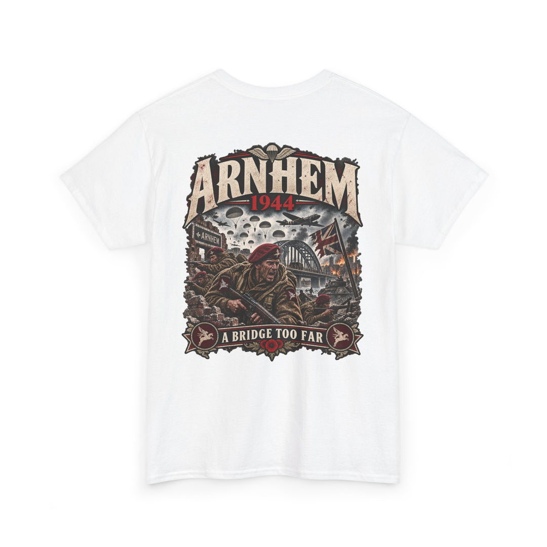 Arnhem 1944 Commemorative Tee — ‘A Bridge Too Far’ Military Tribute T-Shirt