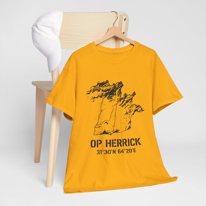 Op Herrick Lashkar Gah Coordinates T-Shirt - Helmand Province Military Graphic Tee