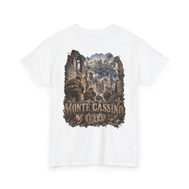 Monte Cassino 1944 Tee — WWII Memorial Graphic T-Shirt