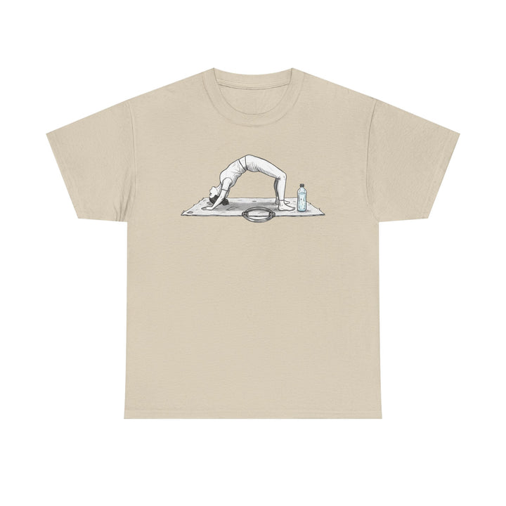 Pilates T‑Shirt – soft, breathable cotton designed for Pilates workouts. Comfortable, flexible, and perfect for reformer classes or everyday activewear.