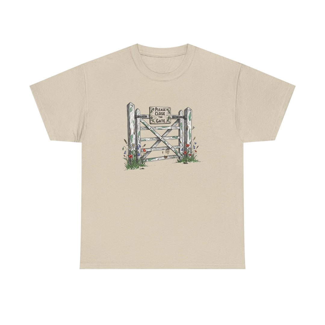 Close the Gate T-Shirt — Rural Discipline Heritage Graphic