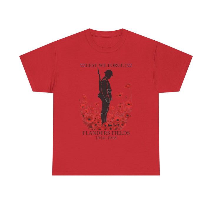 Flanders 1914–1918 T-Shirt — Great War Heritage Graphic
