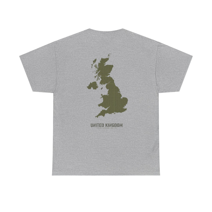 United Kingdom Map T-Shirt — Minimal UK Outline Tee