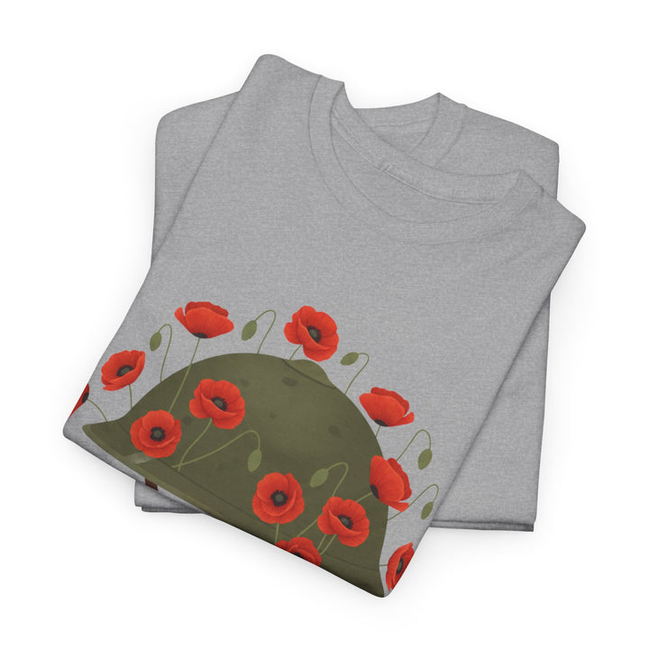 British Army Remembrance Shirt | Lest We Forget Poppy Helmet