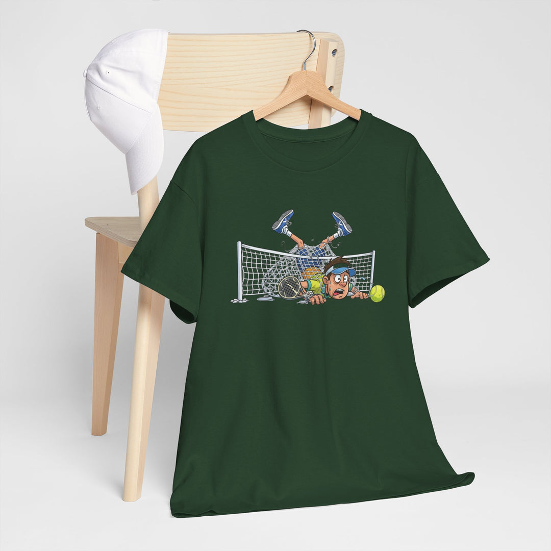 Padel Cartoon Goalie T-Shirt | Fun Padel Tee