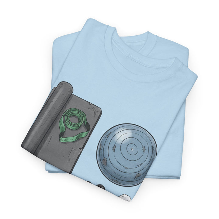 Pilates Kit Tee – soft, breathable cotton designed for Pilates workouts. Comfortable, flexible, and perfect for studio sessions, home practice, or casual wear.