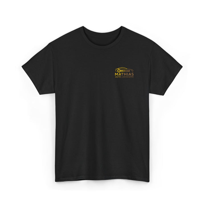 Mathias Autolocksmith embroidered T-shirt