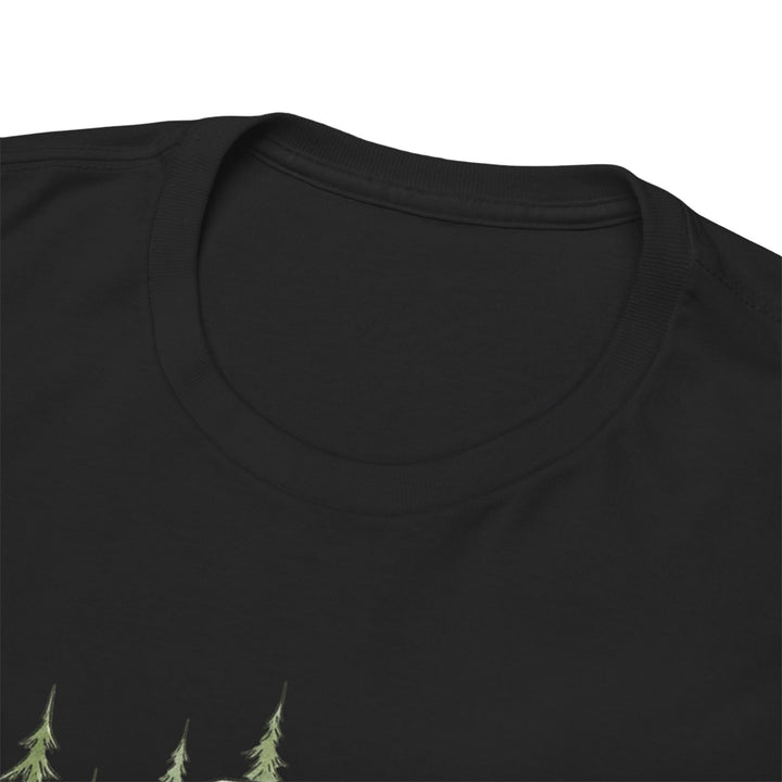 Van Life Adventure T-Shirt - Retro Camper Van &amp; Rooftop Tent Tee