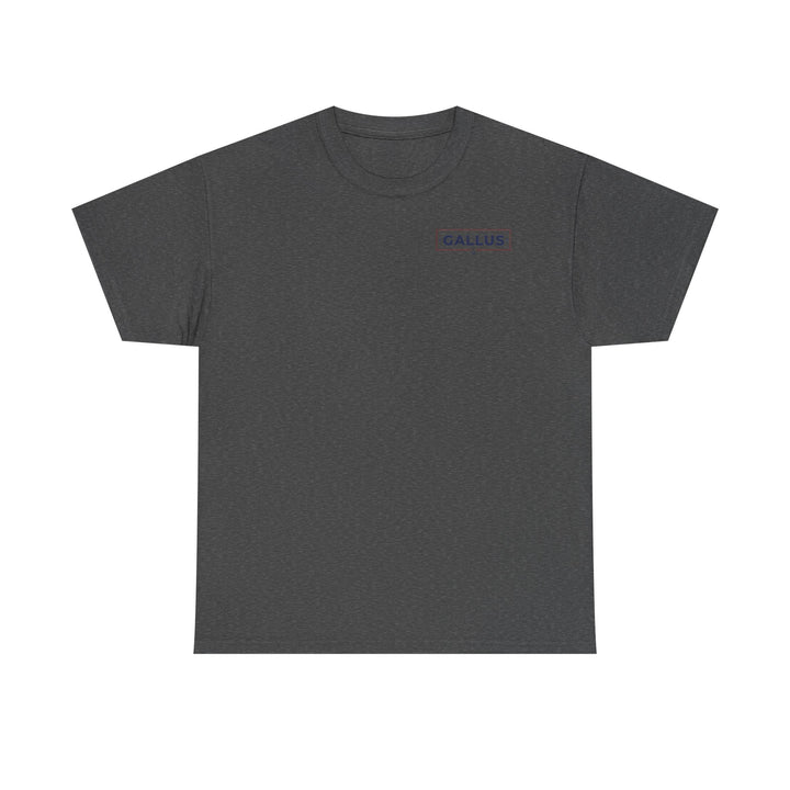 Gallus Logo T-Shirt — Minimal Retro Chest &amp; Back Graphic Tee