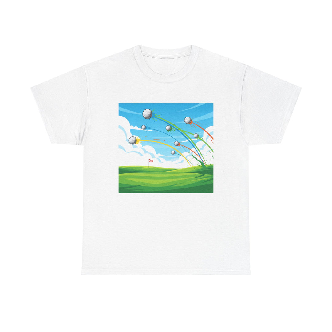 Golf Ball Flight T-Shirt | Golf Graphic Tee