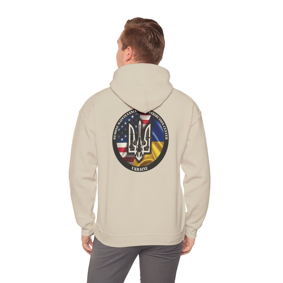Ukraine Support Hoodie — RDCU US/UKRAINE Design