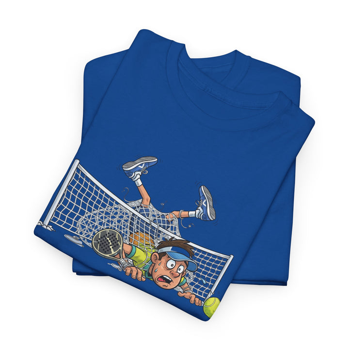 Padel Cartoon Goalie T-Shirt | Fun Padel Tee