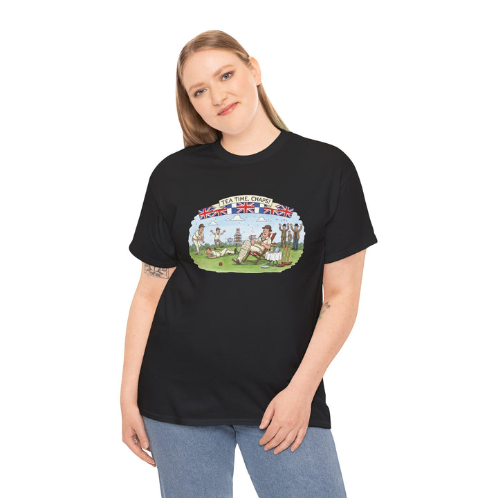Cricket Tea Time Graphic T-Shirt for Fans