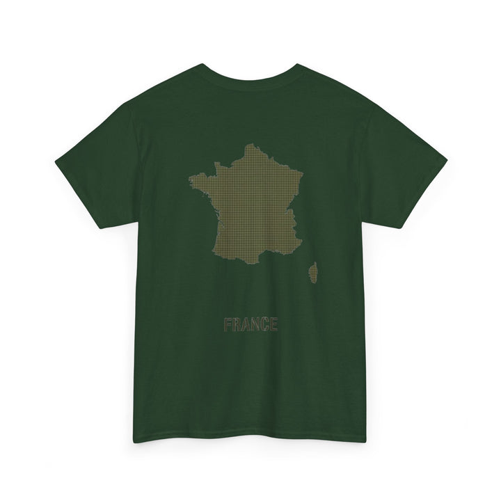 France Map Tee with "GALLUS" Chest Logo