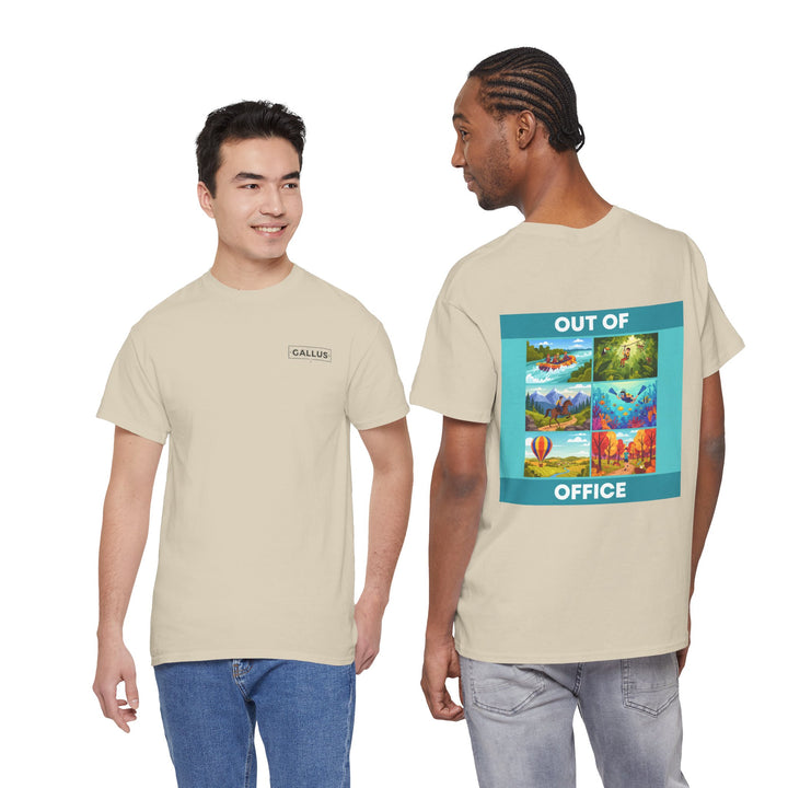 Out of Office Tee — Travel Scenes Graphic T-Shirt