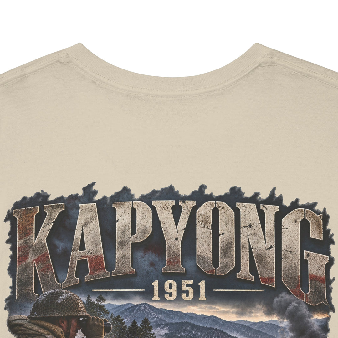 Kapyong 1951 Vintage Battle Scene Tee