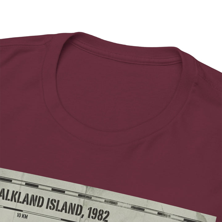 East Falkland 1982 Map T-Shirt — Port Stanley Victory Graphic