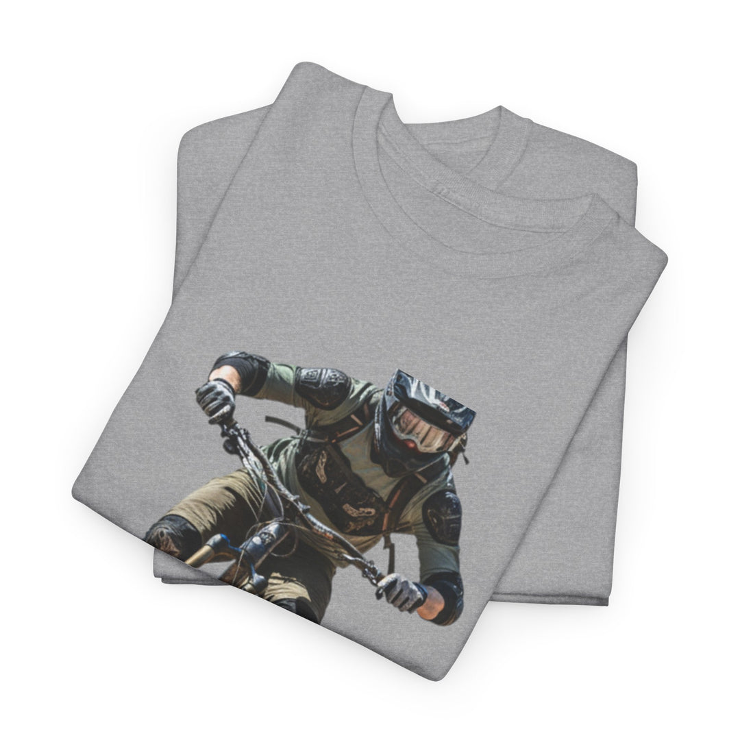 Downhill MTB Rider Graphic Tee