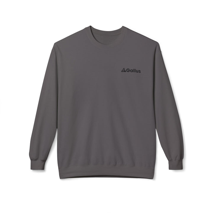 Spain Map Crewneck Sweatshirt — Military Green Grid Spain Graphic