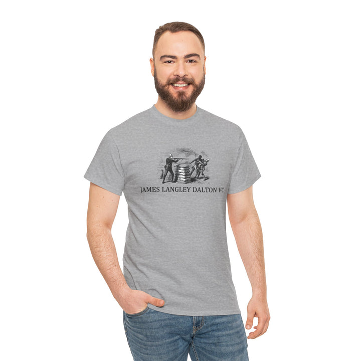 Dalton VC Rorke’s Drift Tribute T-Shirt honoring James Langley Dalton’s courage in 1879. A bold Anglo-Zulu War heritage design.