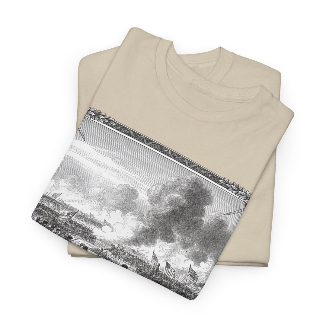 Battle of Waterloo Graphic Tee — Vintage Historical Print T-Shirt