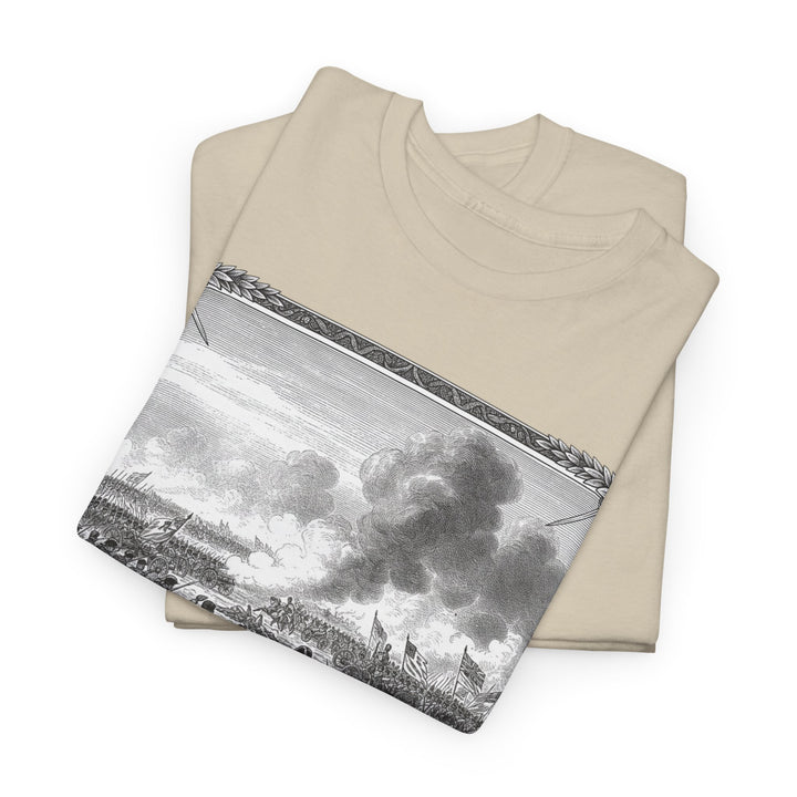 Battle of Waterloo Graphic Tee — Vintage Historical Print T-Shirt