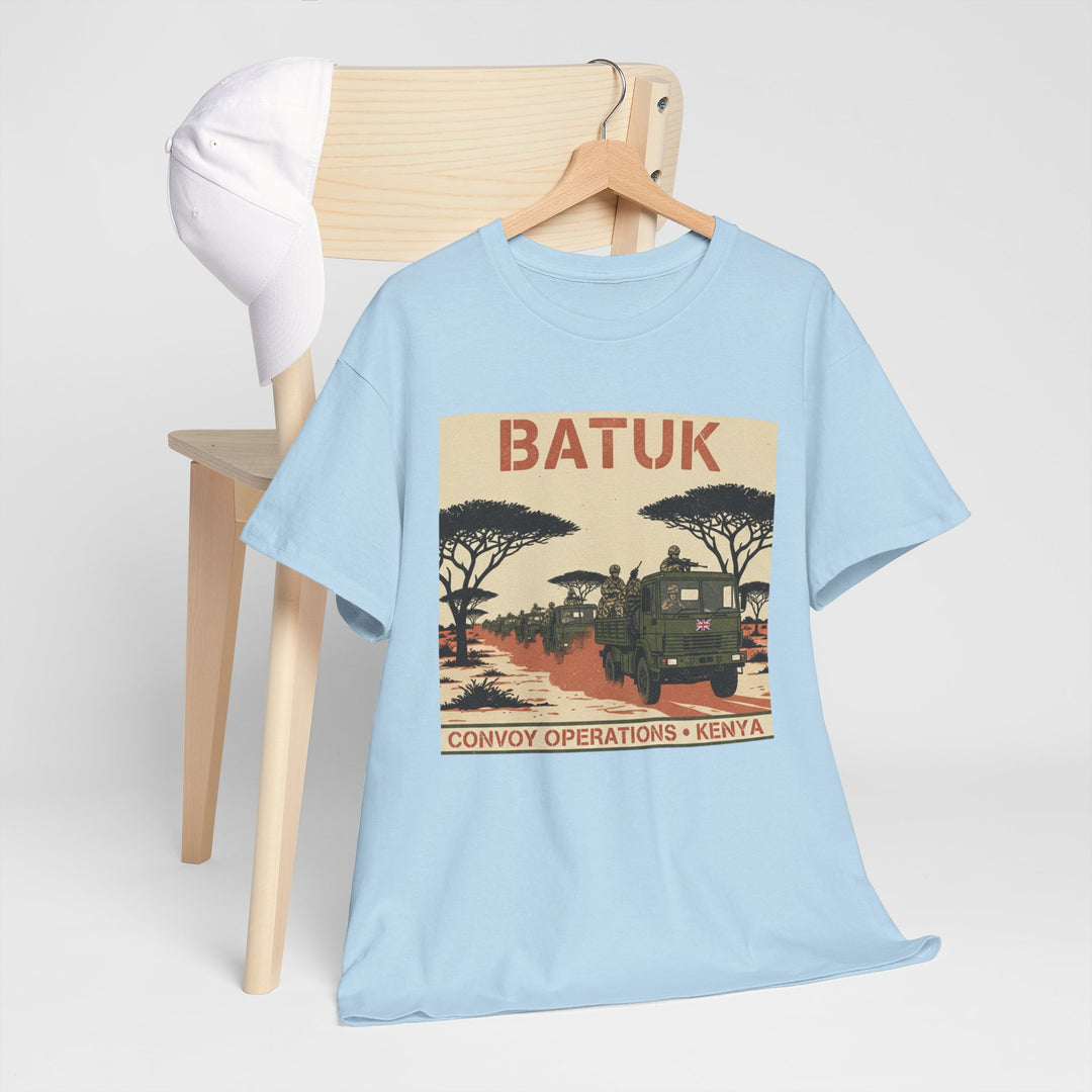 BATUK Convoy Operations Tee — Kenya Vintage Military Travel Graphic T‑Shirt