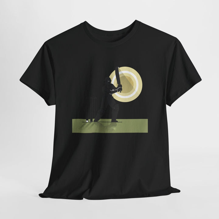 Cricket Player Silhouette T-Shirt