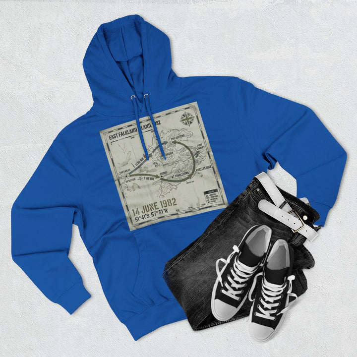 Port Stanley 1982 Assault Hoodie — Falklands Victory Heritage Graphic