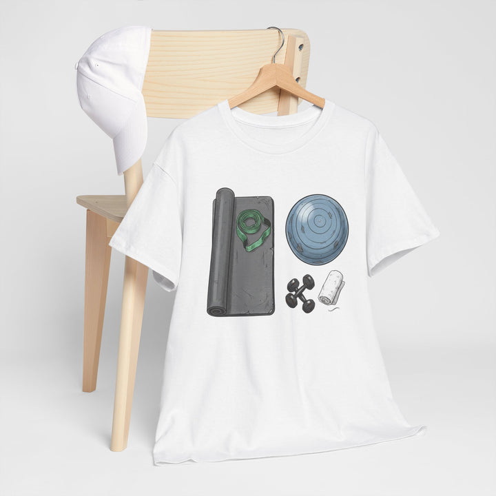 Pilates Kit Tee – soft, breathable cotton designed for Pilates workouts. Comfortable, flexible, and perfect for studio sessions, home practice, or casual wear.