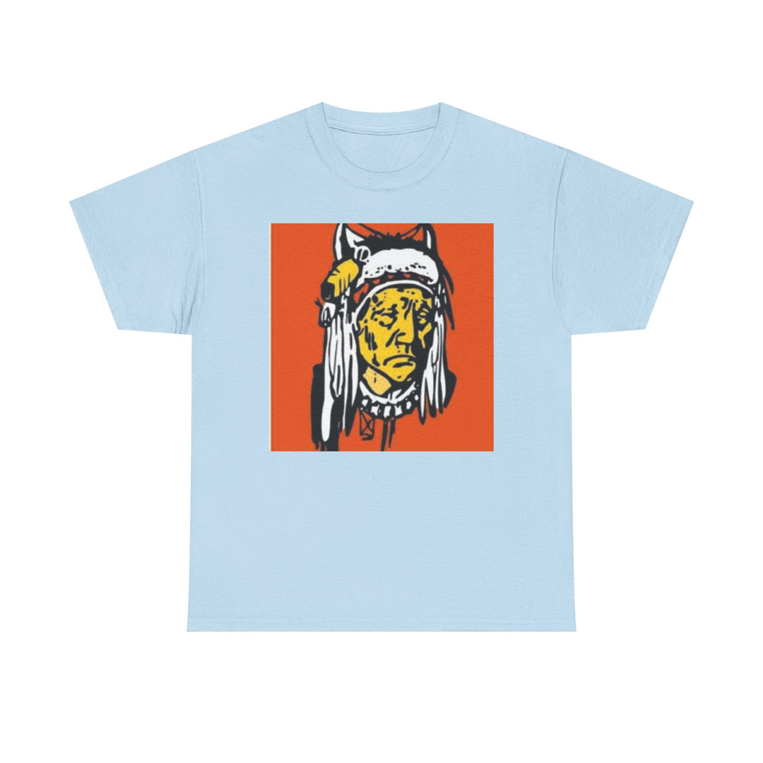 BATUS Native Chief Graphic Tee – Retro Tribal Illustration Shirt