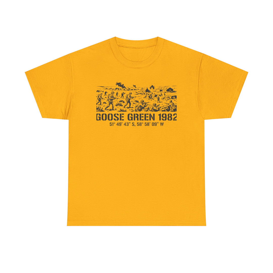 Goose Green 1982 T-Shirt - Falklands War Military Heritage Graphic
